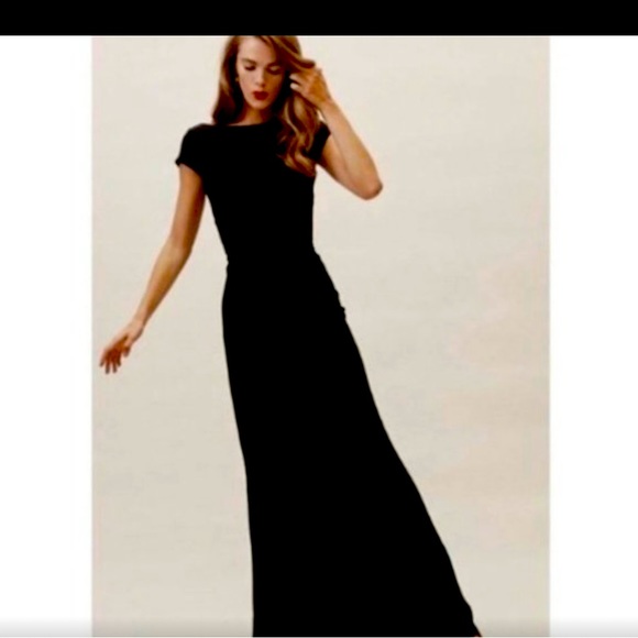 BHLDN Dresses & Skirts - BHLDN Katie May Madison Dress Bow Back Black REDUCED